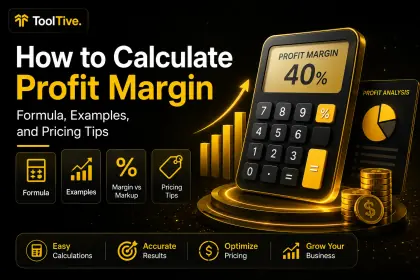 How to calculate profit margin using a profit margin calculator